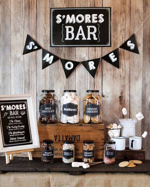 Smores Bar...anyone have pictures of theirs? 1