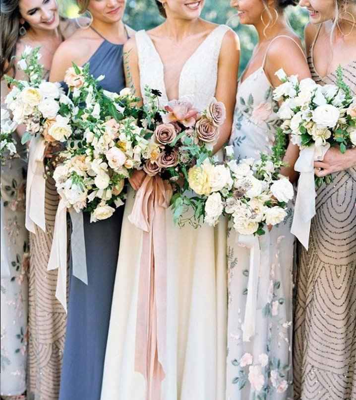 Bridal Party Mixed Dresses