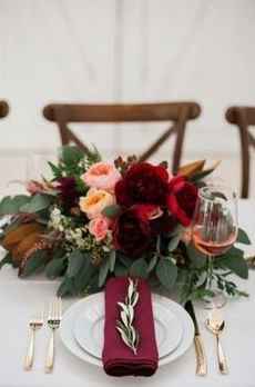 Burgundy TableSetting