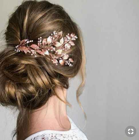 Rose gold headpiece