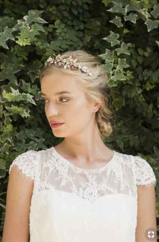 Rose gold headpiece