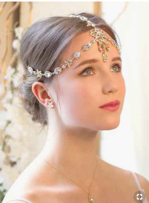 Hair pictures for circlet headpiece Weddings Hair and Makeup