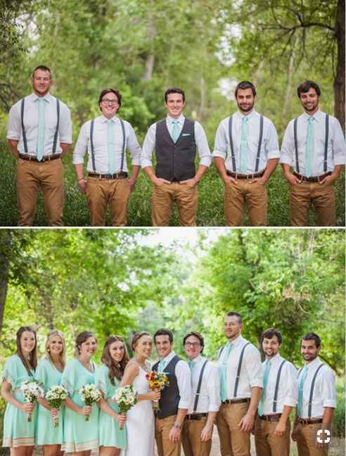 Rustic Wedding Party