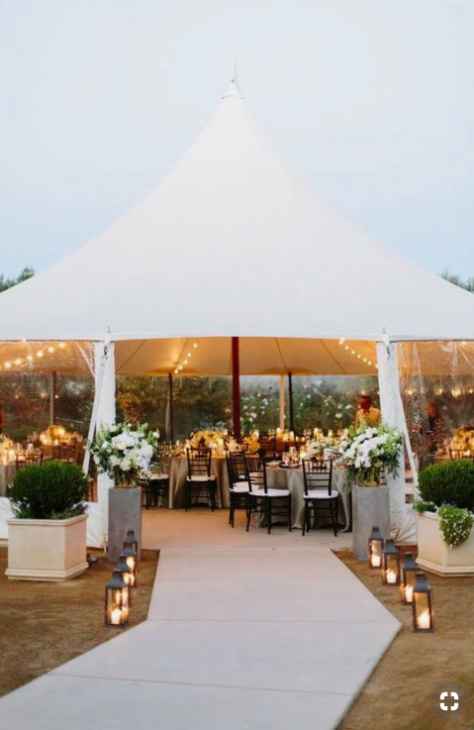 Tent Wedding Decor