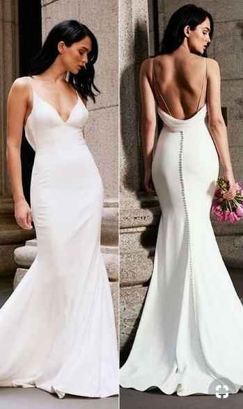 minimalist wedding dress