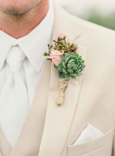 Succulent Boutonniere