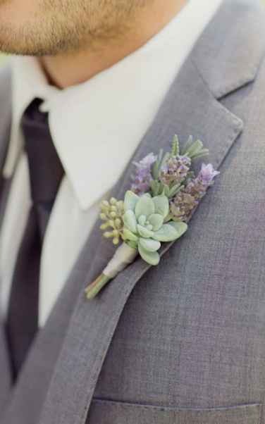 Succulent Boutonniere
