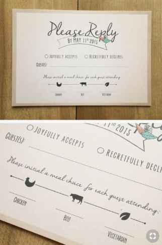 RSVP Card