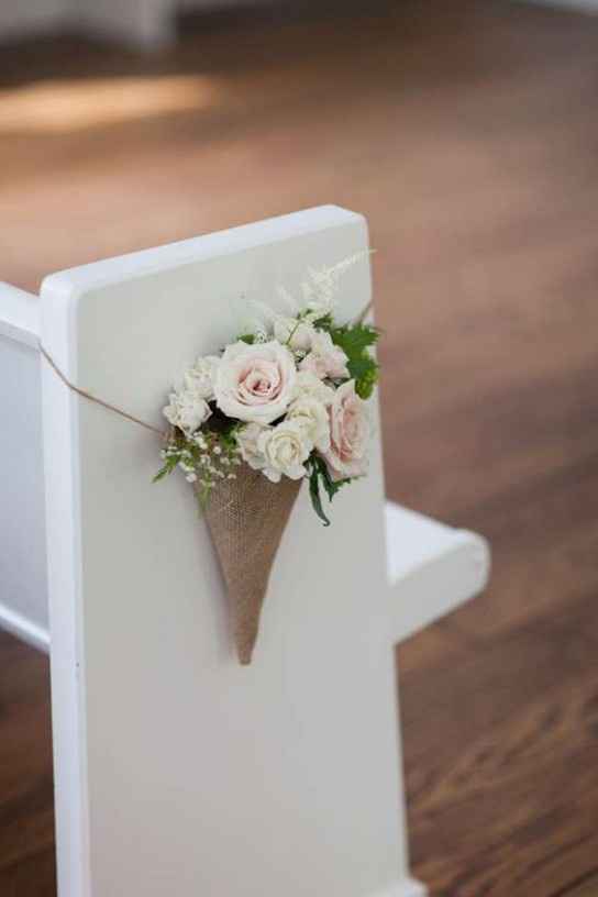 Pew Decorations Rustic