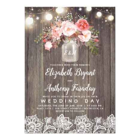 Country Chic Invites