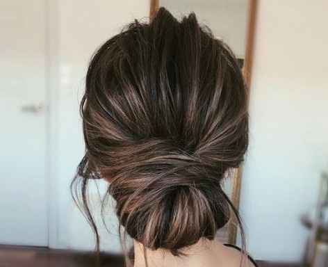 Bridal Bun Messy
