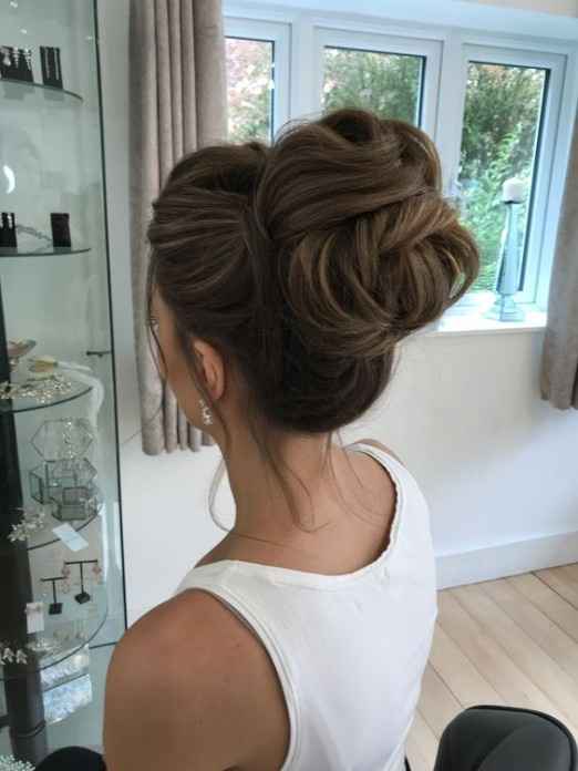 Bridal Bun Messy