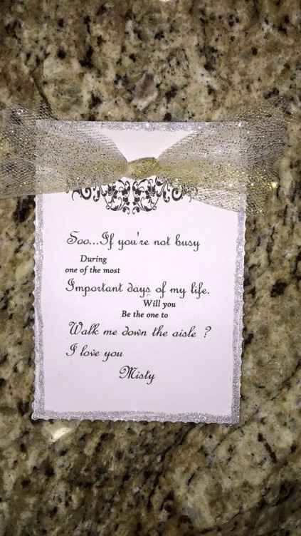 walk down the aisle