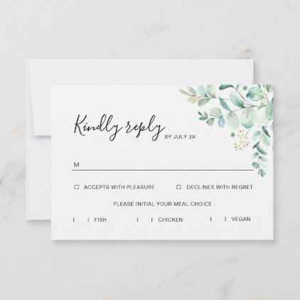RSVP Card