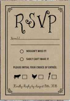 RSVP Card
