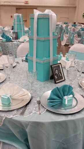 Tiffany inspired centerpiece