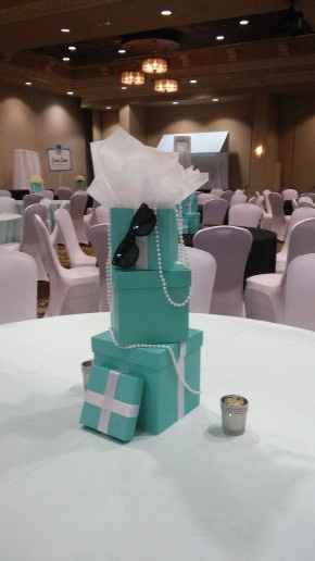 Tiffany inspired centerpiece