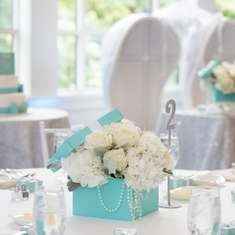 Tiffany inspired centerpiece