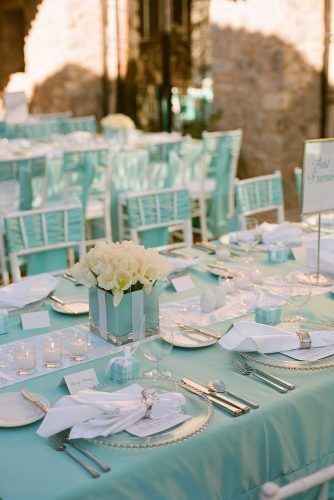 Tiffany inspired centerpiece