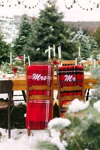 Winter Wedding Decor