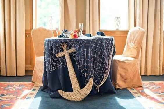 Beach themed wedding