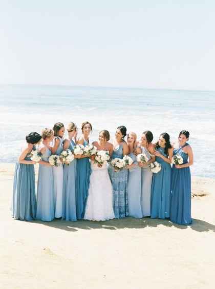 Beach Wedding Party Attire