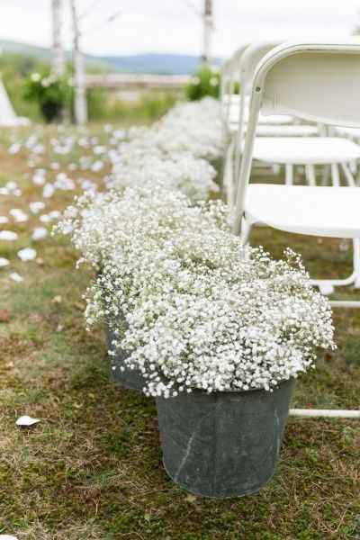 Bucket of Baby's Breath