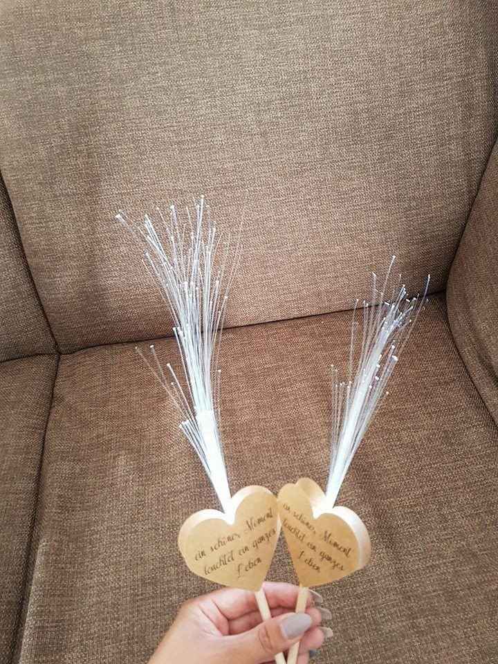 fibre optic wand, sparkler alternative