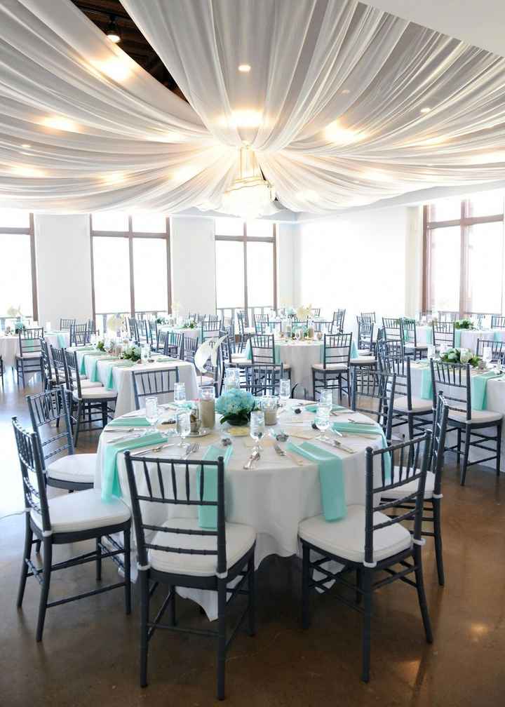 tiffany blue wedding napkins