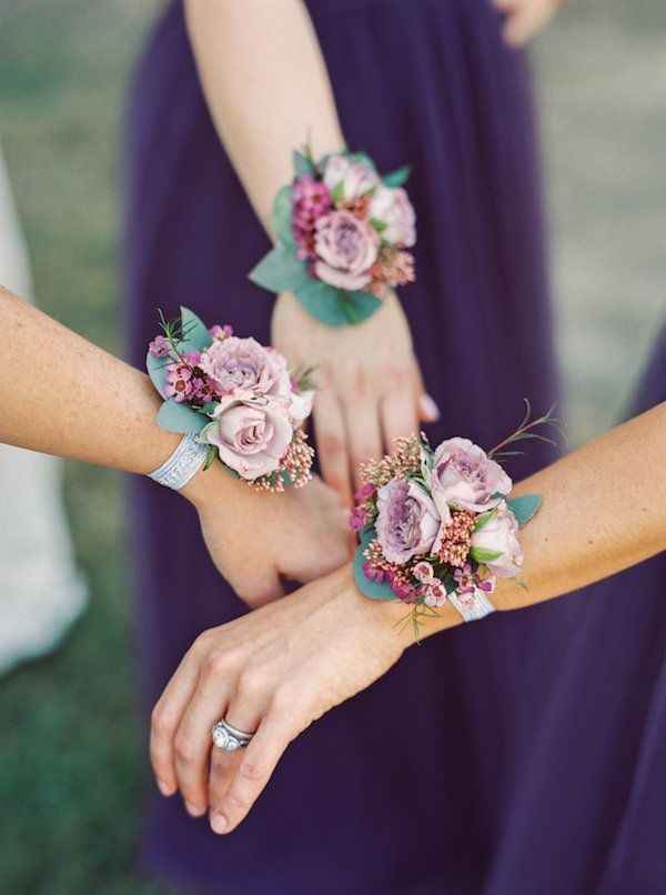 bridesmaid corsage for wedding