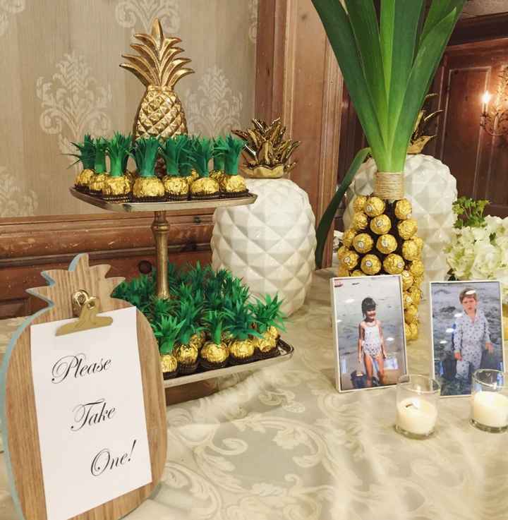 Hawaiian/luau/tropical themed bridal shower - 3