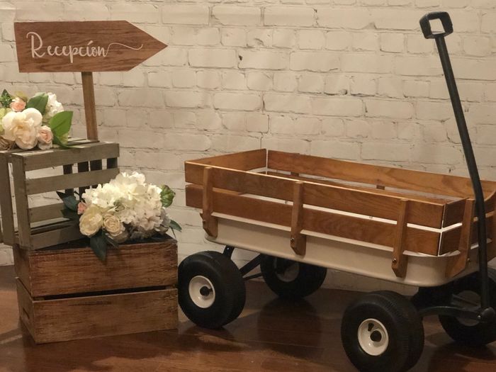 Flower Girl Wedding Wagon - 1