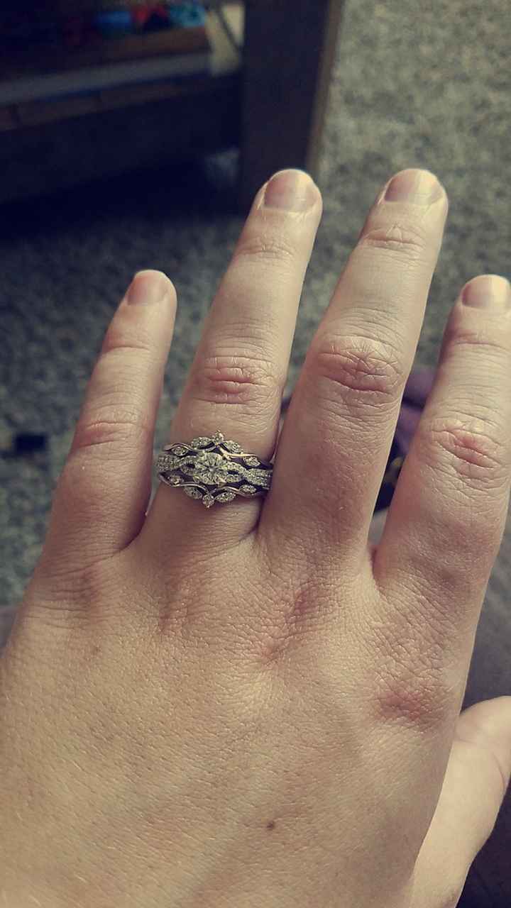Show me your wedding ring set - 1