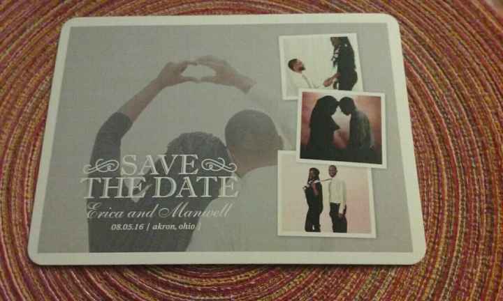 Save the dates are in