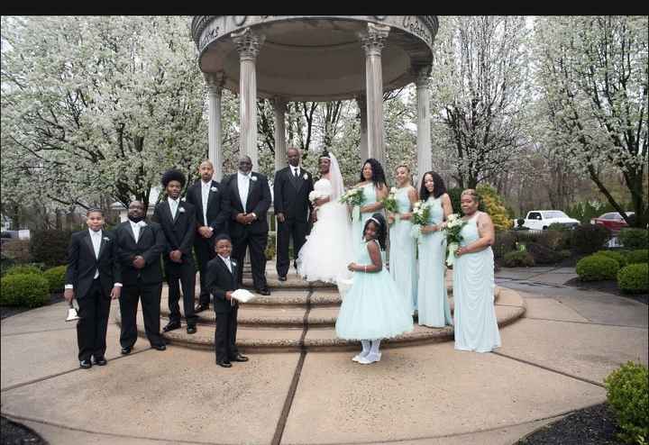 What Color Attire Are Your Bridesmaids/Groomsmen Wearing For Your Wedding? - 1