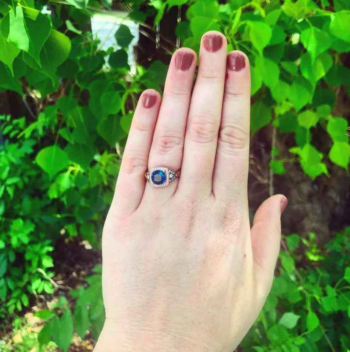 Diamond-free engagement ring - 1