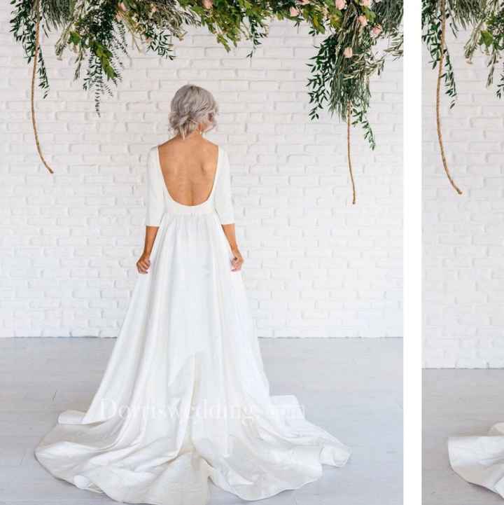Non-lace wedding dress? - 1