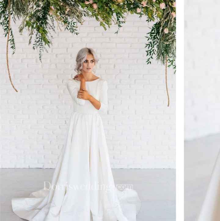 Non-lace wedding dress? - 2