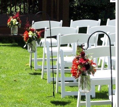 Altar ideas - outdoor wedding at historic home