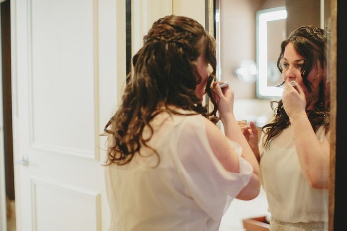 Photos of you getting ready?