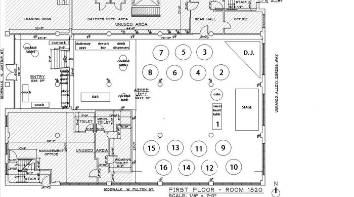 Venue Set-up Question