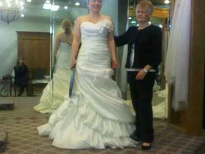 Show off your dress's ladies.