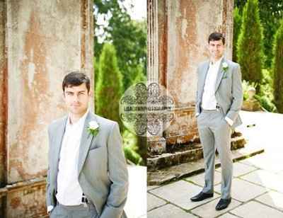 Would this dress look okay with a "casual groom" in an outdoor wedding??
