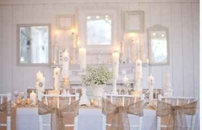 Burlap as Vintage Wedding Decor?