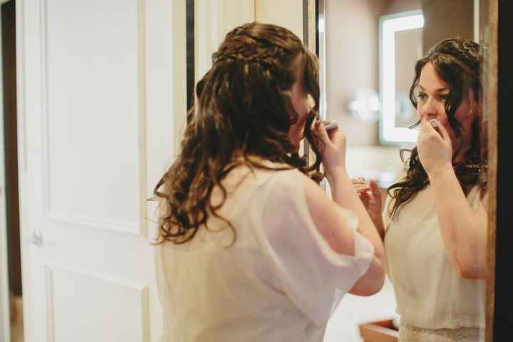 Photos of you getting ready?
