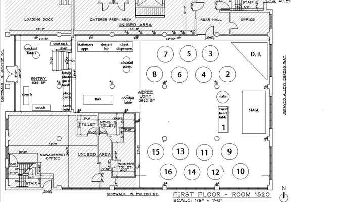 Venue Set-up Question