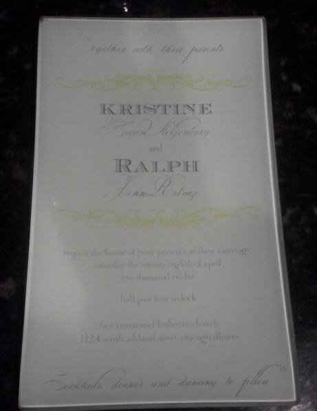 Wow!  We just got the coolest wedding gift.  :)
