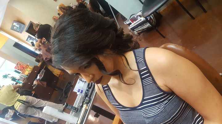 hair and makeup trial!