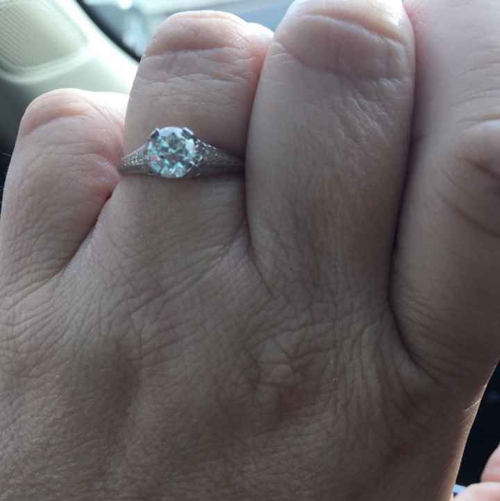 He officially proposed!