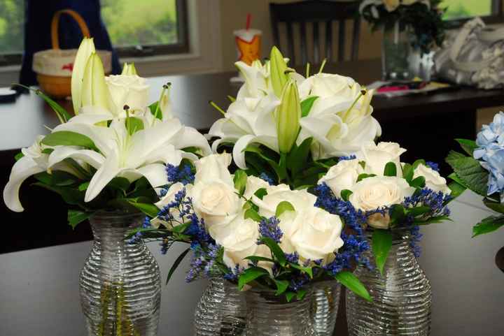 Ideas on wedding flowers...